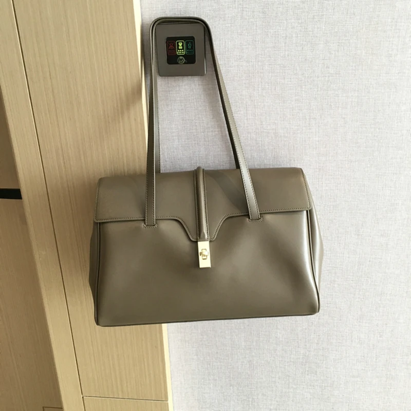New style genuine leather women bags calfskin shoulder bag portable female tote GN-SB-dbklqd | Багаж и сумки