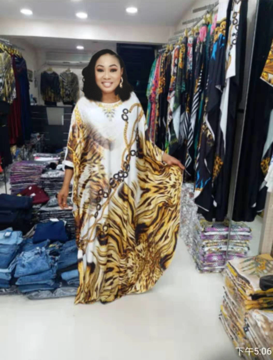 Новое поступление женское платье похожее на картинку 100% Африканский принт