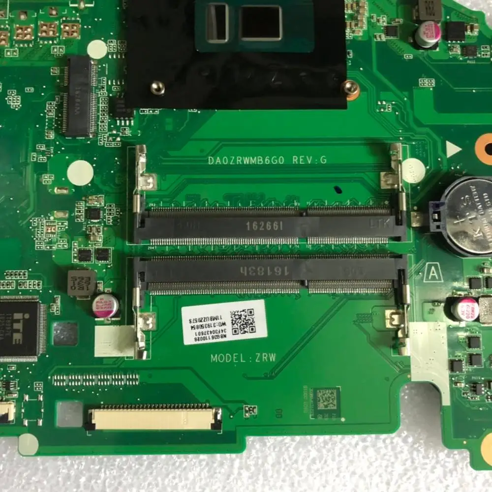 

E5-574 placa-me para acer porttil E5-574 E5-574G zrw da0zrwmb6g0 rev: g cpu: I5-6200U ddr3 nbg37110026 100% ok