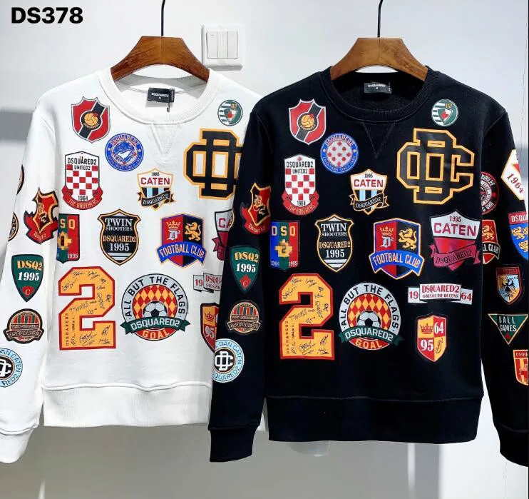 Новинка мужская и женская одежда Dsquared2 модный трендовый Повседневный свитер с