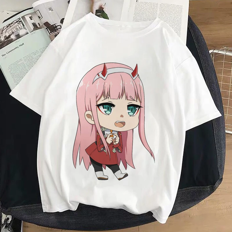 

Kakegurui anime print T-shirt female Harajuku beautiful white top TBusas 2021 new Korean fashion Y2k casual female T-shirts
