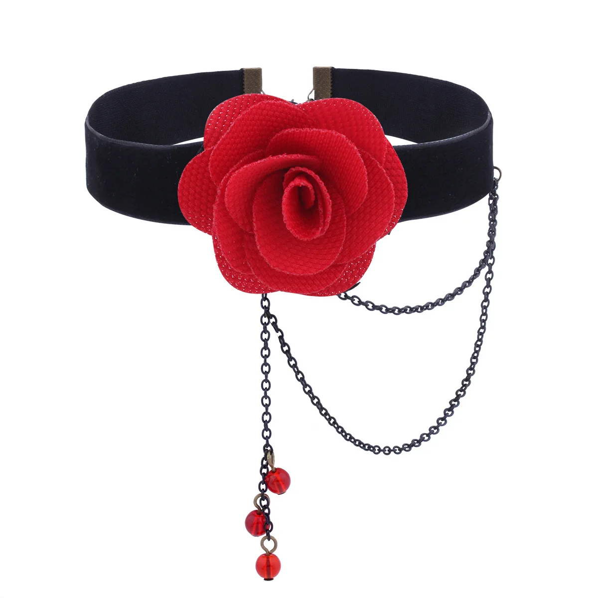 

New Necklace Fashion Retro Style Rose Necklace Gothic Clavicle Chain Neck Chain Necklace Accessories
