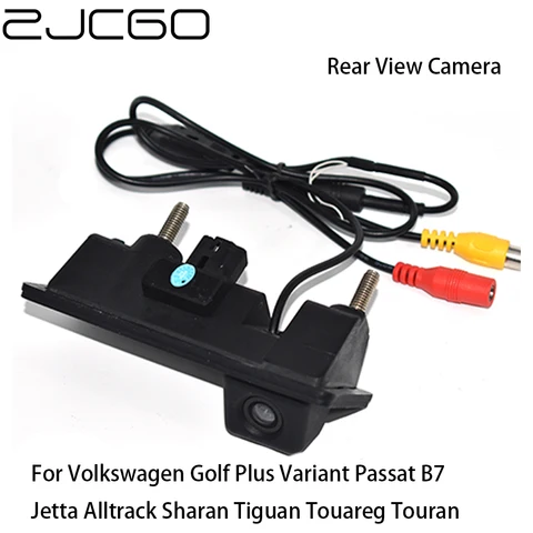 Автомобильная камера заднего вида ZJCGO с ручкой и камерой заднего вида для Volkswagen Golf Plus, вариант Passat B7, Sharan, Tiguan, Touran