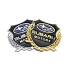 Автомобильный Стайлинг, 1 шт., 3D металлический эмблема-наклейка на автомобиль, значок боковой двери для Subaru Impreza Forester Tribeca XV BRZ, декоративные аксессуары