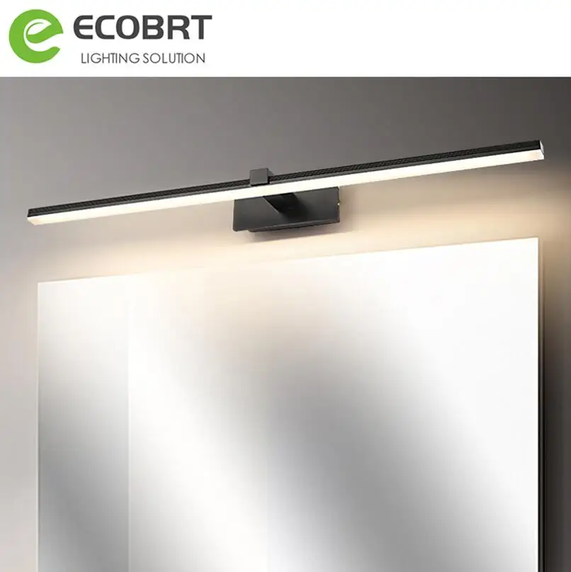 Современный акриловый светодиодный зеркальный светильник 9 Вт 12 AC90 260V настенный