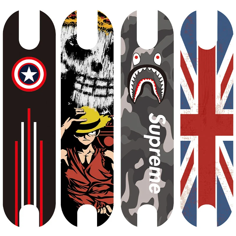 

Scooter Electric Scooter Body Sticker 555mm Folding Scooter Protection Decoration Waterproof Sunscreen Sticker Accessories