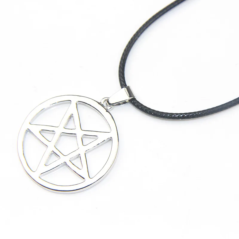 Ожерелье черного двореца подвеска в виде пятиконечной пентаграммы значок с