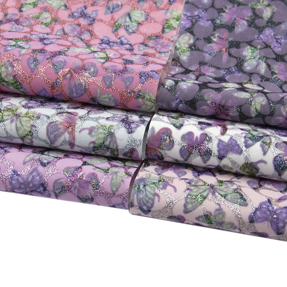 20*33 см бант бабочка блестящая искусственная кожа Ткань Кожа бархатных замшевых