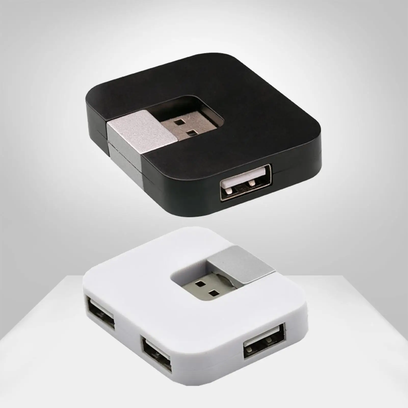 

Поворотный USB-концентратор 2,0, 4 порта, USB-разветвитель, расширитель, кабель передачи данных, концентратор, разветвитель, адаптер питания для ...