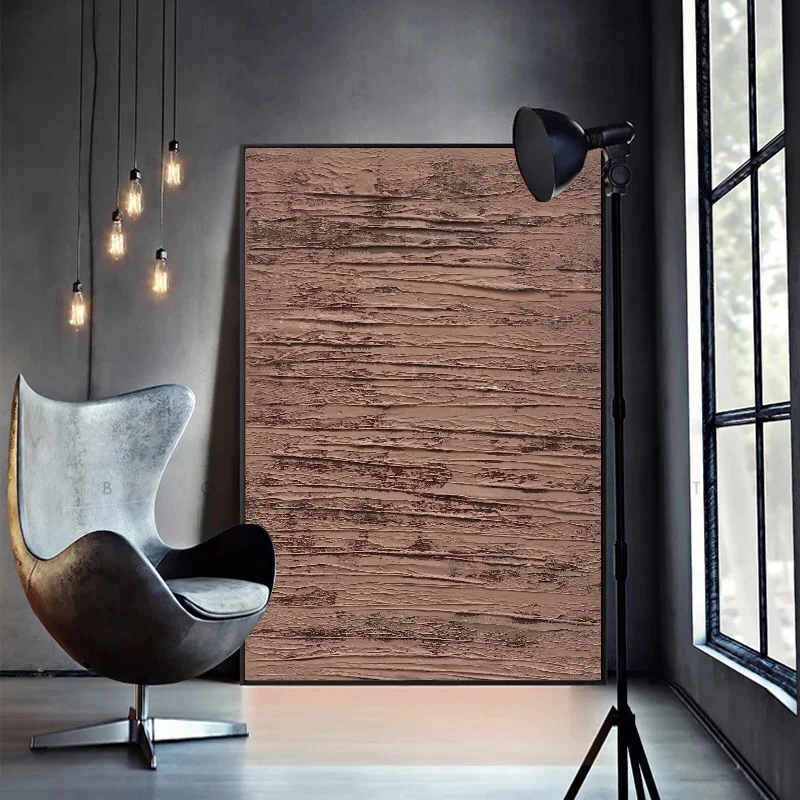 

Hand Painted Oil Painting on Canvas Abstract Thick Texture Wall Hanging Art Artwork Dining Living Room Entrance Decor No Framed