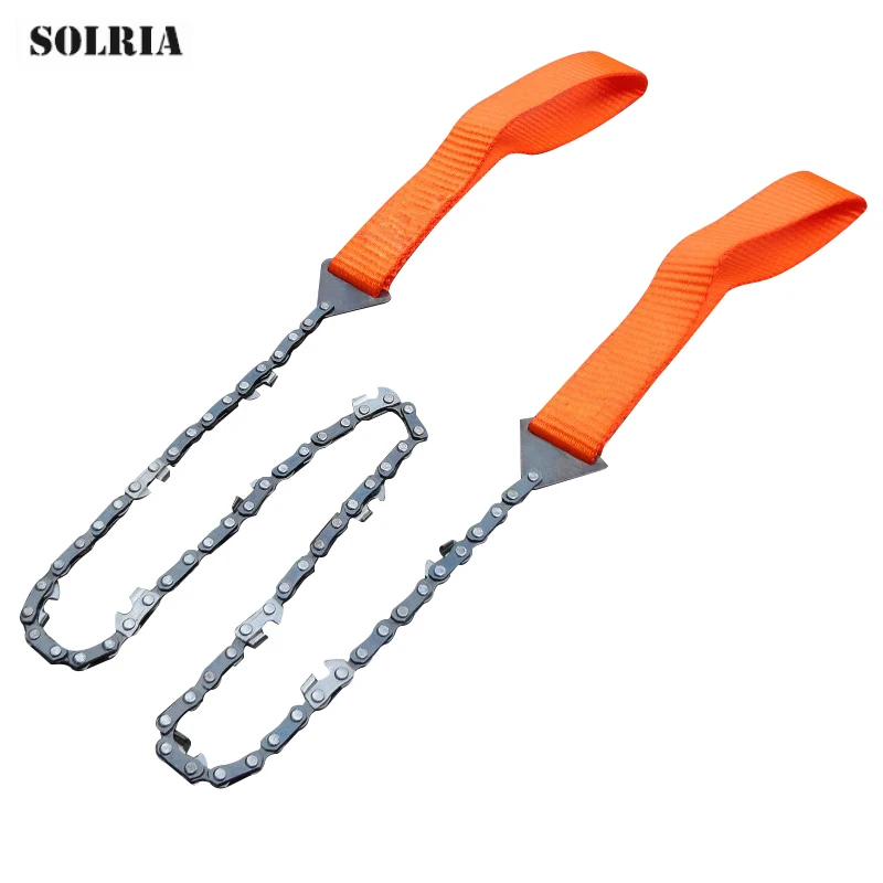 

20x15x6CM Pocket Chainsaw Chain Saw Outdoor Survival Hand Chainsaw Survival Gear Manual Hand Steel Rope Chain Saw Accessories