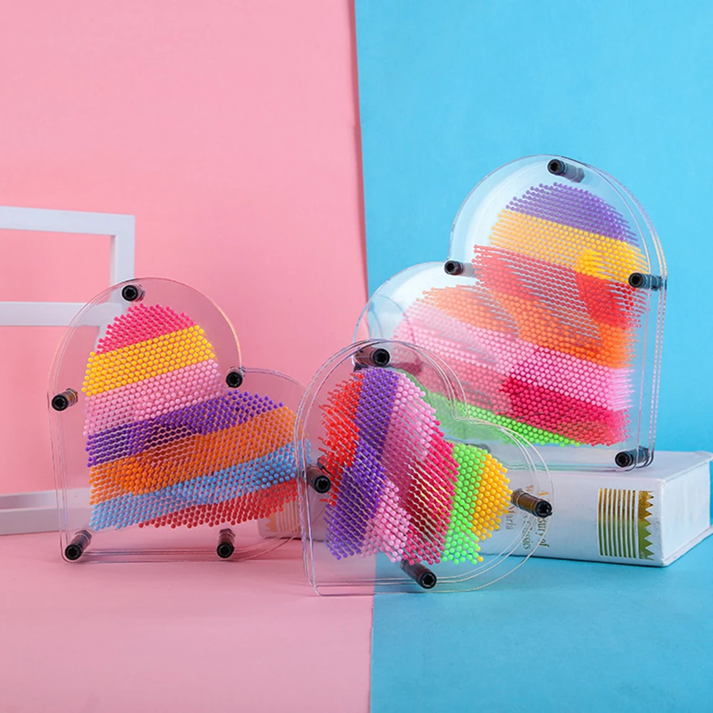 3D клон ручная печать в форме сердца волшебная игла Расписанная вручную модель