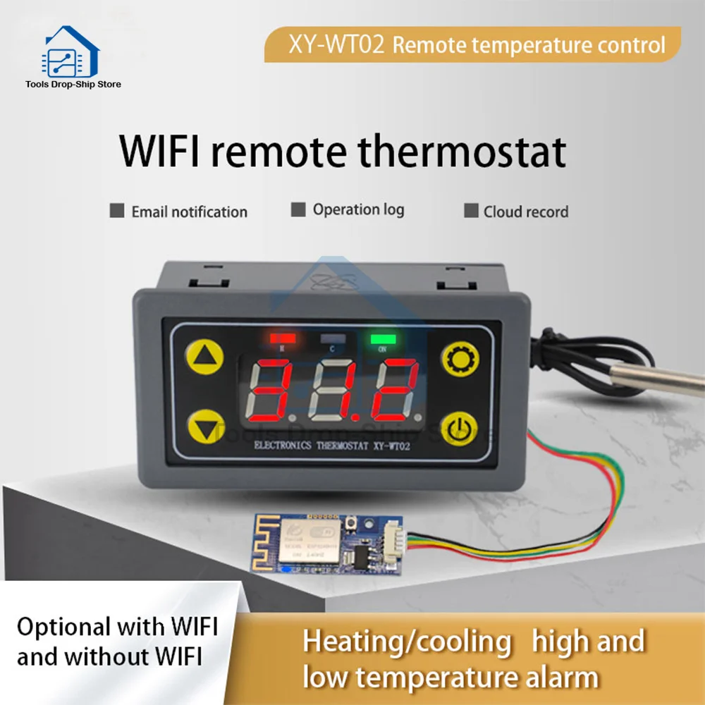 

WT02 Remote WIFI Thermostat High Precision Temperature Controller Module Without WiFi Communication/with WiFi Communication