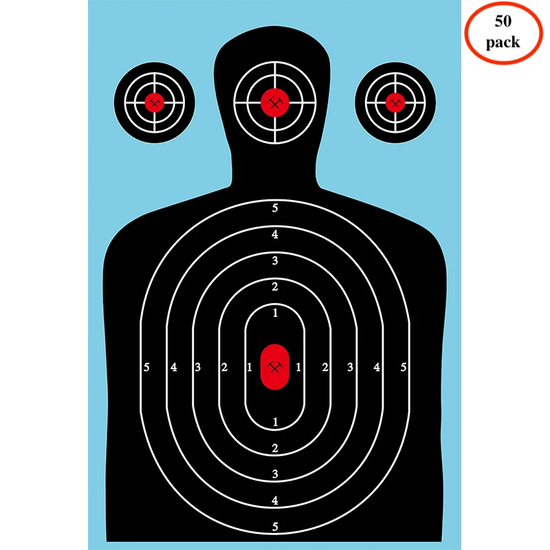 

Ultimate Reactive Splatter Targets For Shooting 12 x 18 inches 50 pieces per pack