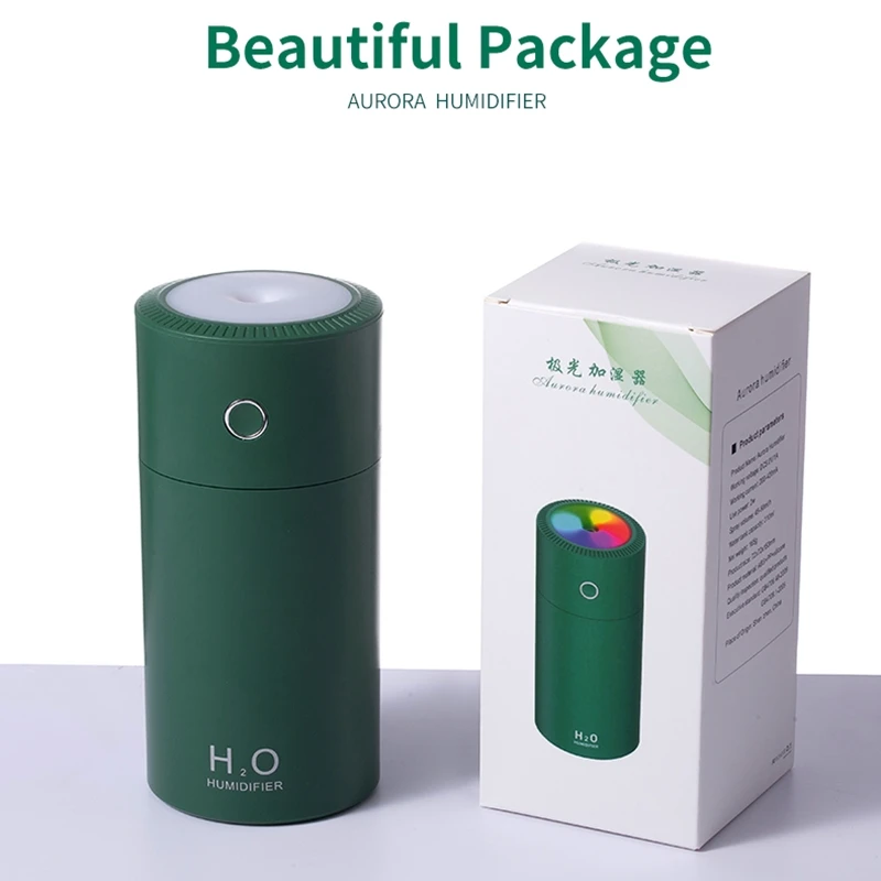 

Air Humidifier Ultrasonic Aroma Essential Oil Diffuser USB Lamp for Home Baby room Mini Electric Mist Maker Fogger 310ml