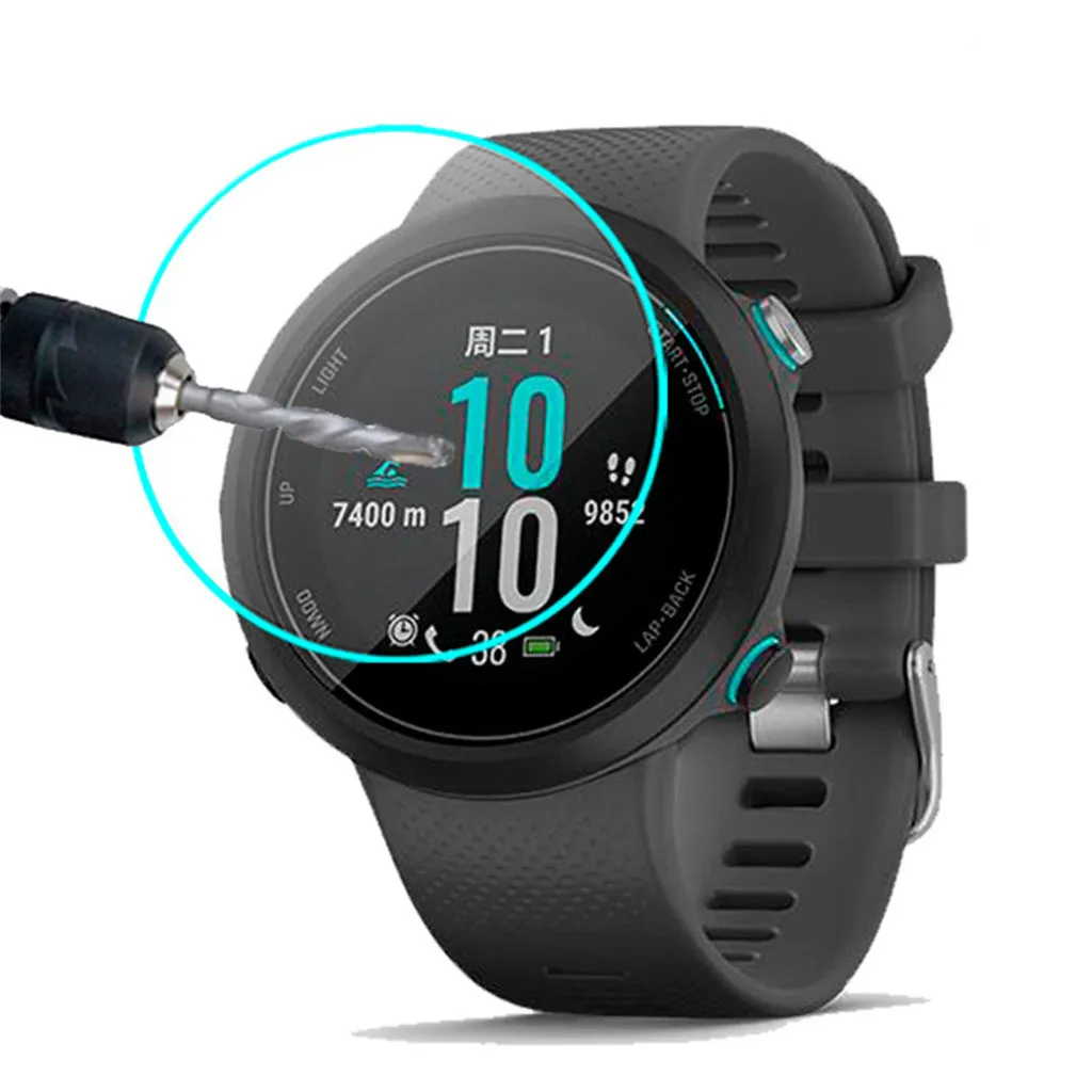 2.5D 9H закаленное стекло для Garmin swimming 2 GPS Смарт-часы HD прозрачное взрывозащищенное