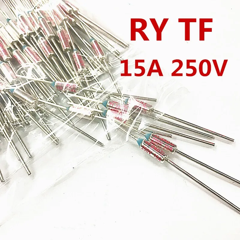 5 шт. 10 шт./предохранитель RY TF 140 250 165 235 157 градусов 140C 250C 165C 235C 157C 15A 250V металлический