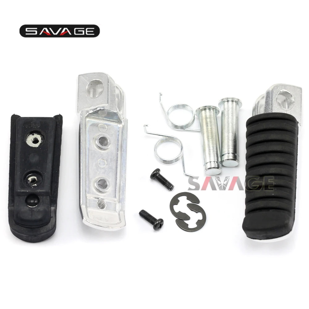 for kawasaki er6n ninja 650r 1000 z1000sx versys 650 1000 z1000 z750s z900rs motorcycle rider front foot pegs footrest adapters free global shipping