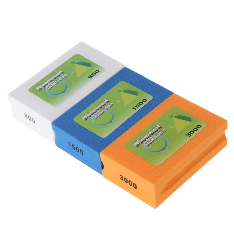 

Diamond Hand Polishing Pad Grinding For Glass Stone Marble 800/1800/3500 Grit