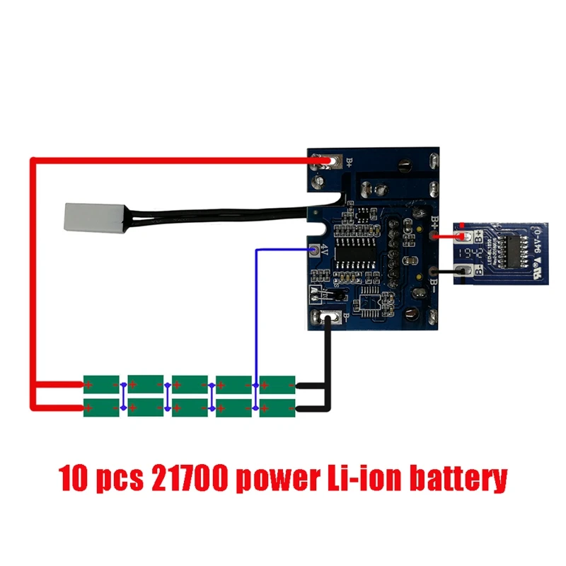 Новинка BL1830 10x21700 чехол для аккумулятора PCB Защитная печатная плата корпус BL1860 MAKITA