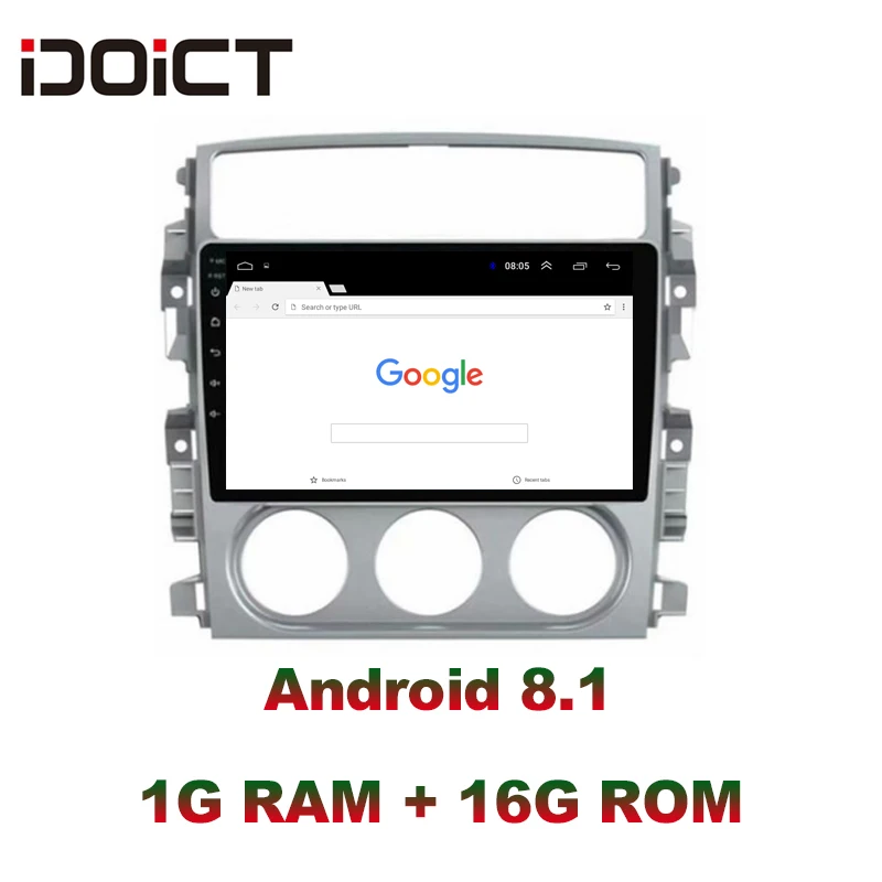 Автомобильный DVD плеер IDOICT Android 8 1 GPS навигация мультимедиа для Suzuki Liana radio 2007 2013