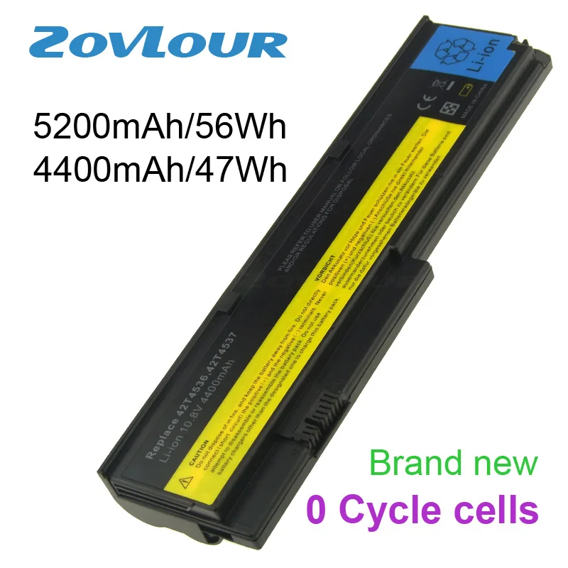 Аккумулятор Zovlour 42T4834 42T4535 42t4543 42T4650 42T4534 для ноутбука Lenovo IBM ThinkPad X200 X200s