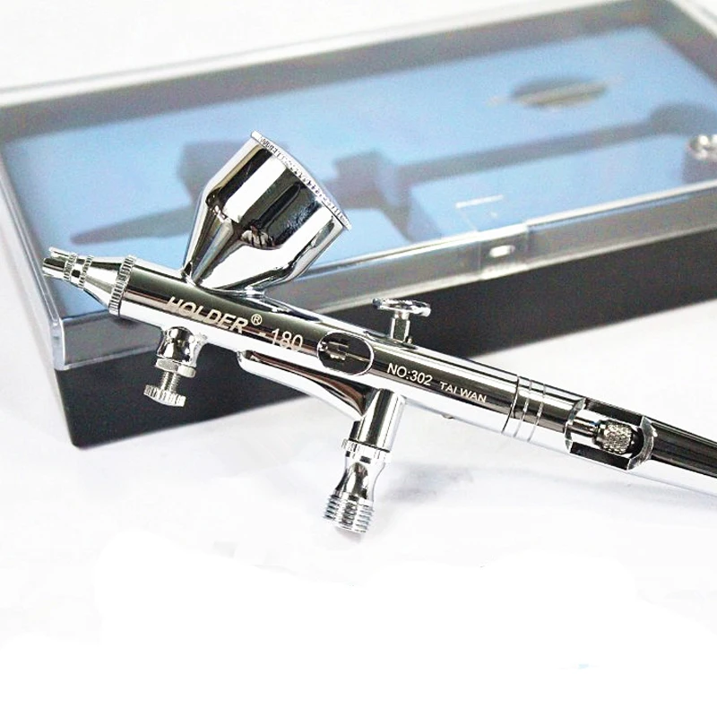 New HD-180 Airbrush 0.2mm 9cc Dual-Action Spray Gun Air brush Painting Tool Kit | Инструменты