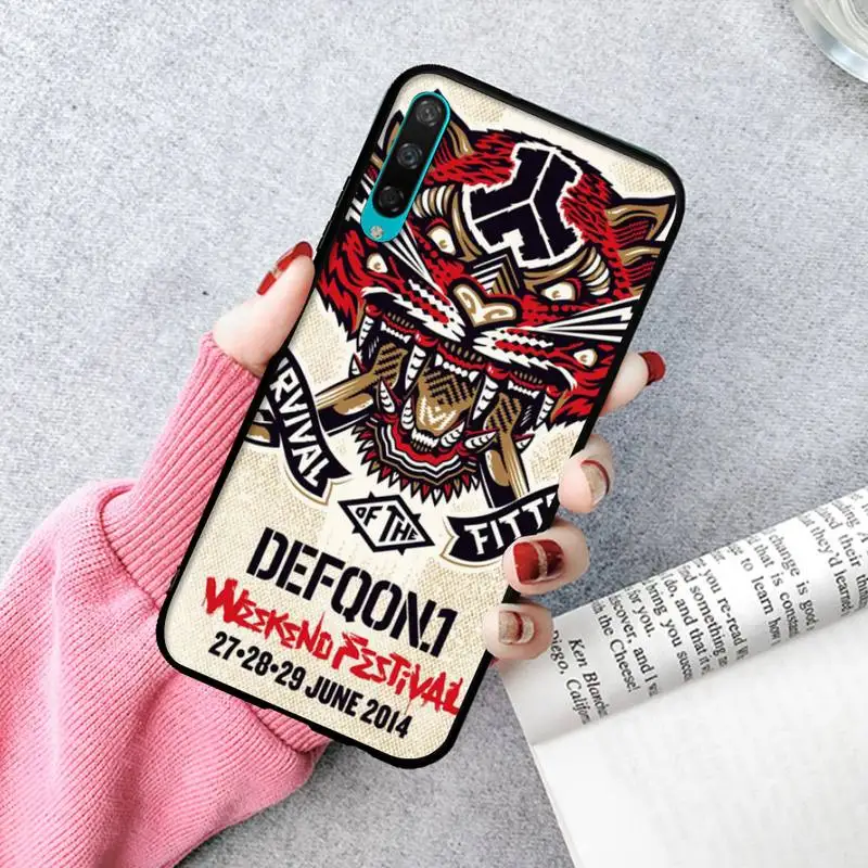 

LJHYDFCNB Defqon.1 Phone Case For Huawei P20 30 40 Pro Mate 30 40 Pro Xs Rs Nova 7se Pro Honor 10