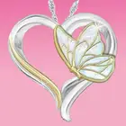 Женский ювелирный комплект из колье и серёг, с бабочкой