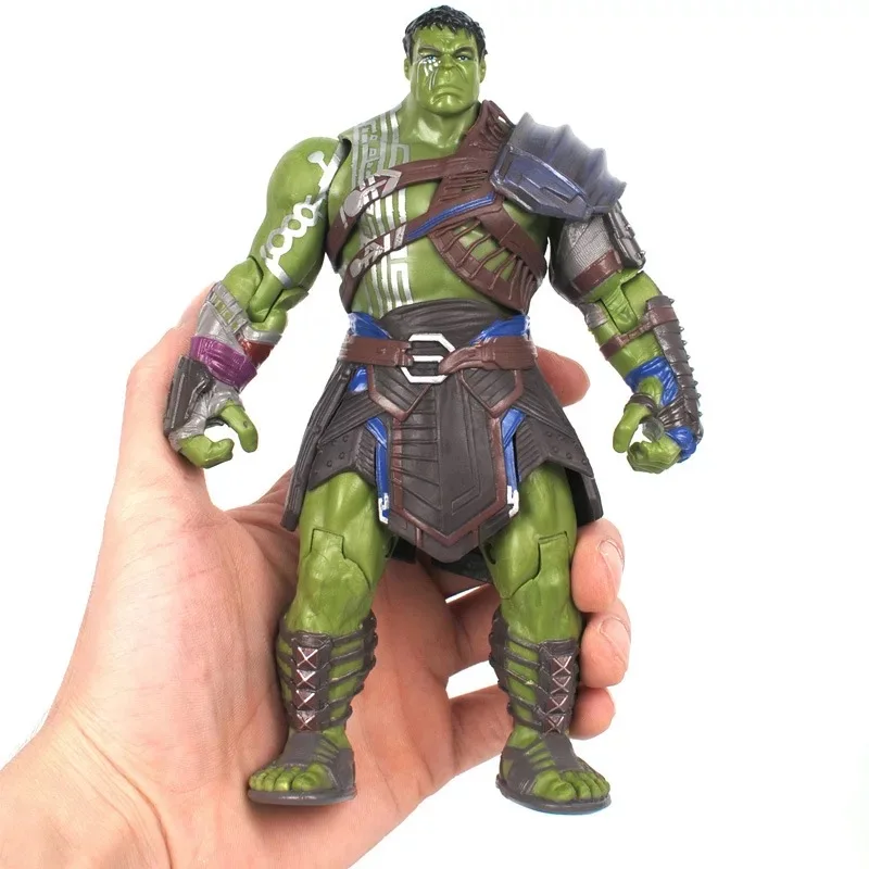 

20cm Hasbro Marvel Legends Super Hero Thor 3 Ragnarok War Hammer Battle Axe Gladiator Hulk PVC Action Figure Collectible Model