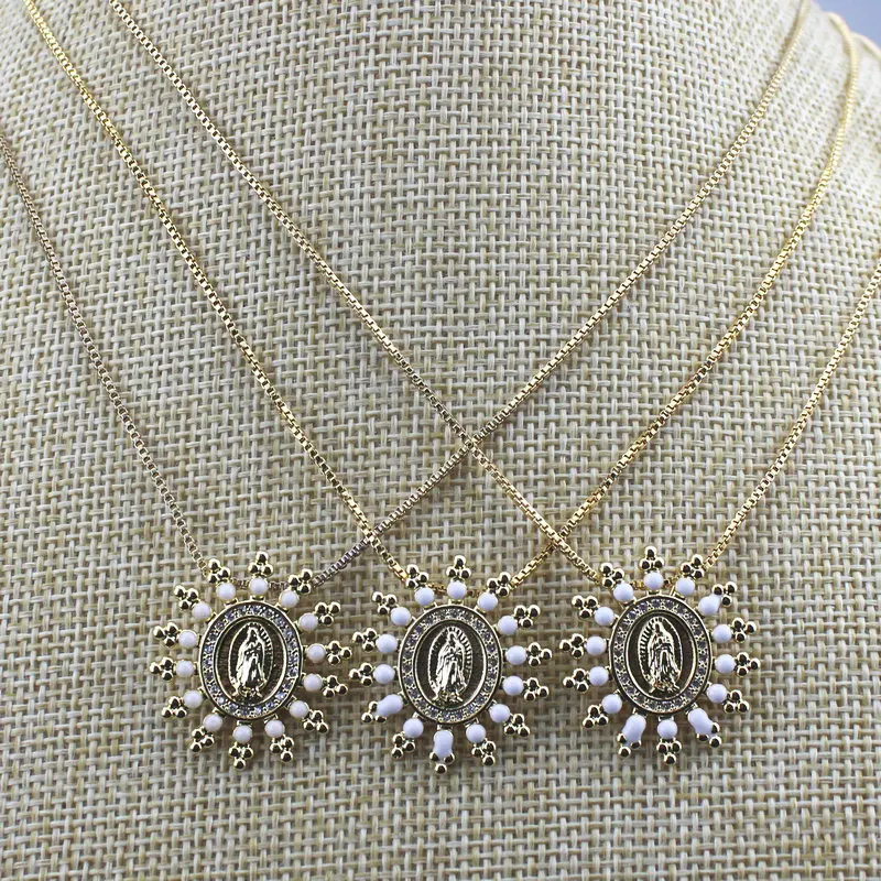 16 дюймов 10str/Лот Новый стиль cz колье ОСП плакировка золота кубического циркония