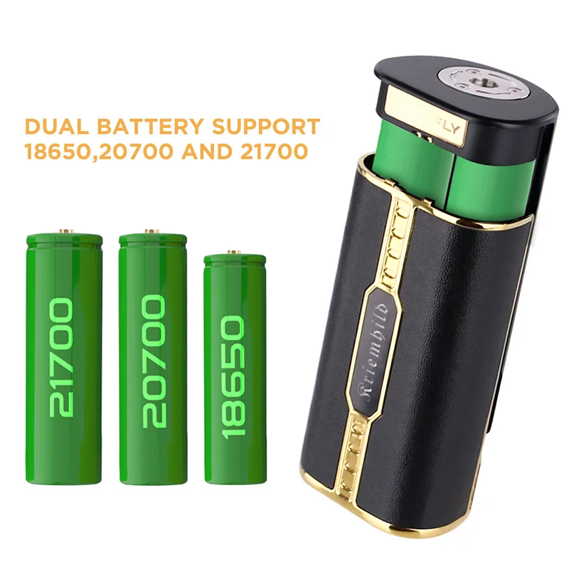 Оригинальный Vapefly Kriemhild 200 Вт TC коробка мод мощность 18650/20700/21700 батарея выход TC/VW/Curve