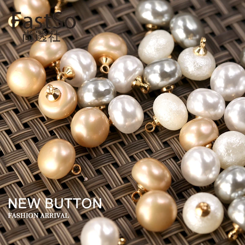 10 шт. мм жемчужные пуговицы для рубашки женские белые серые шампанские