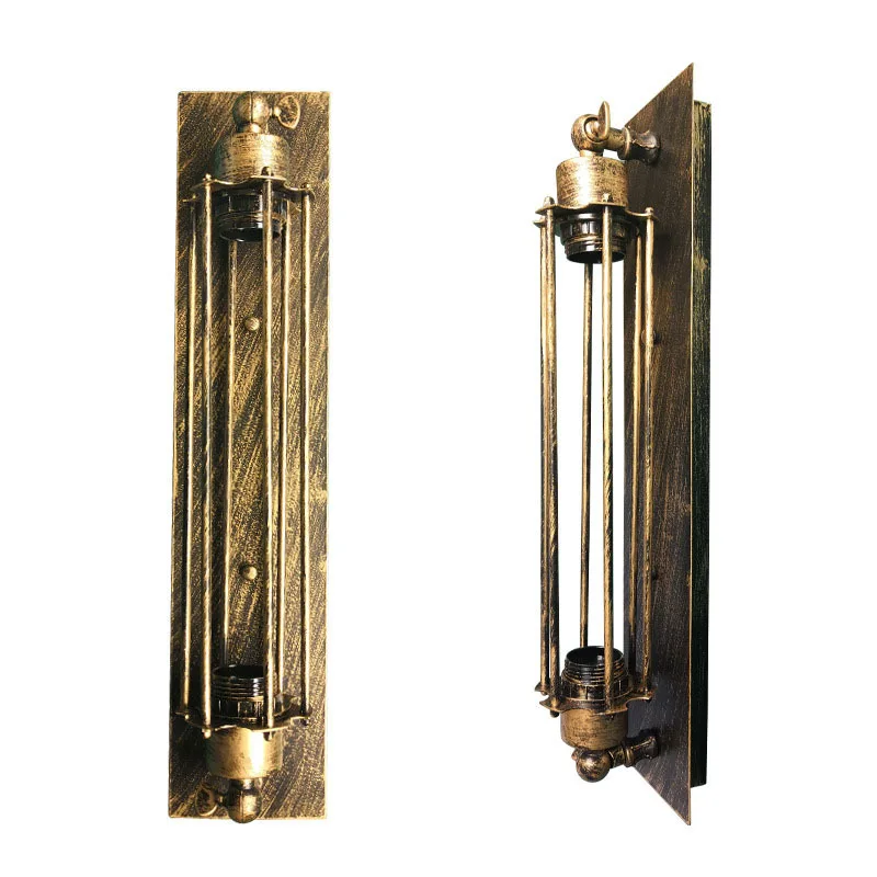 Промышленные металлические настенный светильник Эдисона задней стенке лампочка