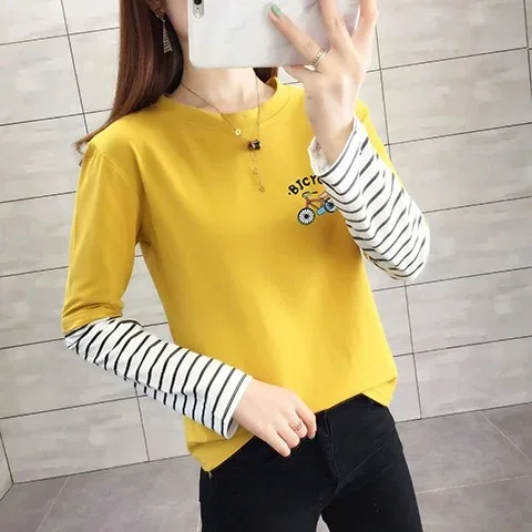 

Women Cotton Fashion Cotton gold Ladies Tee Shirt Short Sleeve Tops Tee Shirt