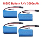 18650 7,4 V 3000Mah литий-ионный аккумулятор 2S для MJX T40 T40C F39 F49 T39 Syma 822 RC вертолет Дрон Запчасти для автомобиля BG1518 BG1513 BG1515