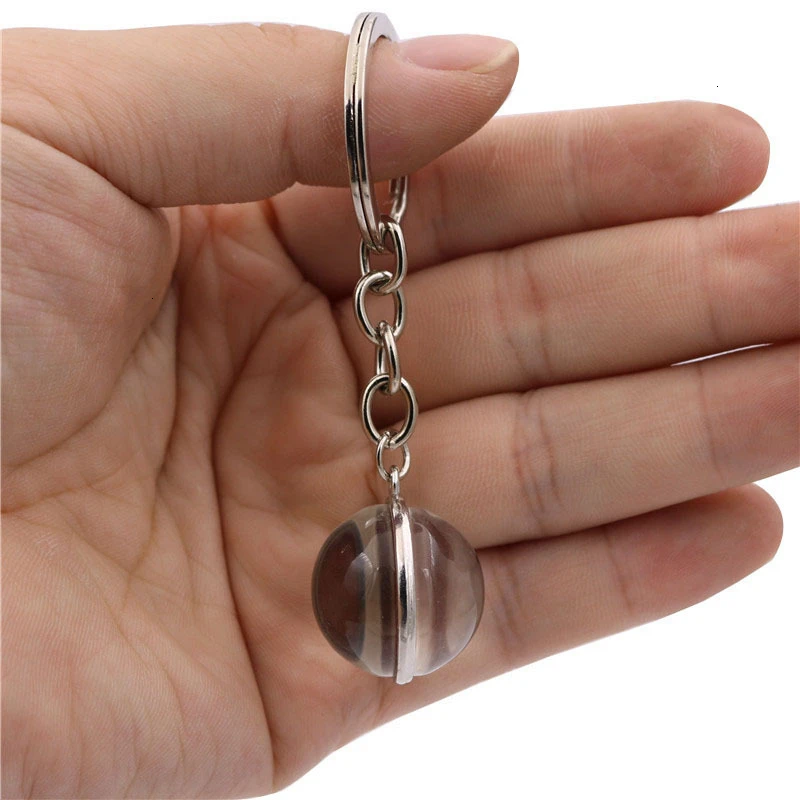 Universe Planet Keychain Galaxy Nebula Solar System Moon Earth Double Side Glass Keychains For Women Men Key Chain Car Ring | Украшения и