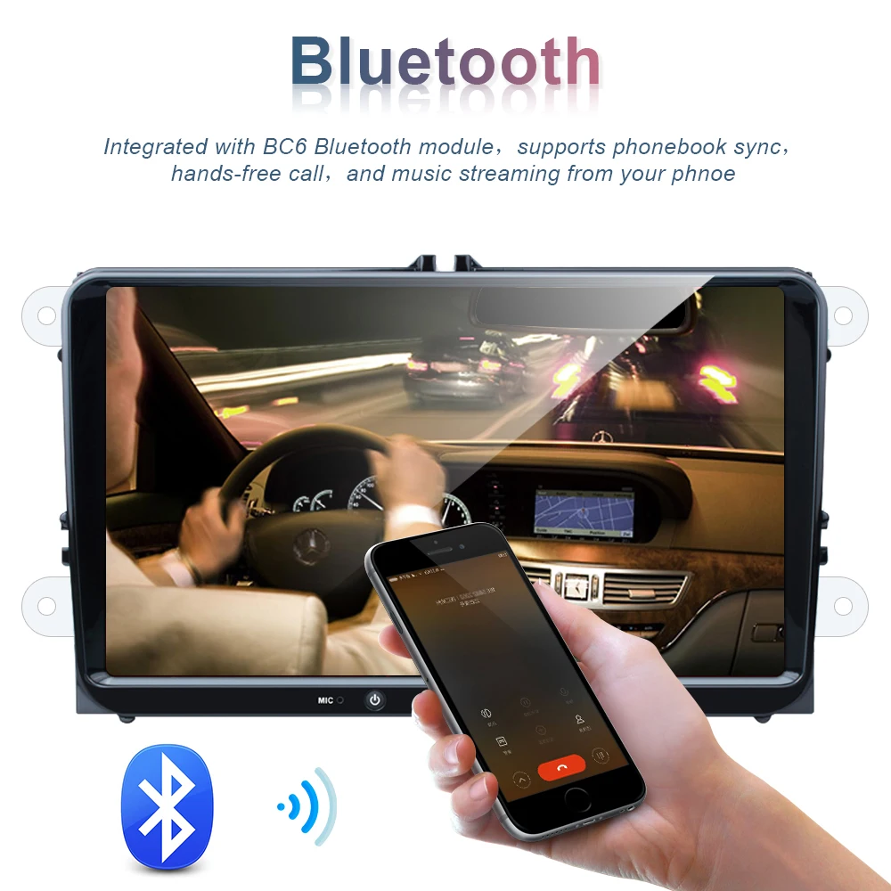 LeeKooLuu 2 Din Android Автомагнитола без DVD для VW/Volkswagen/Golf/Polo/Passat/b7/b6/SEAT/leon/Skoda 2Din Авторадио gps опционально
