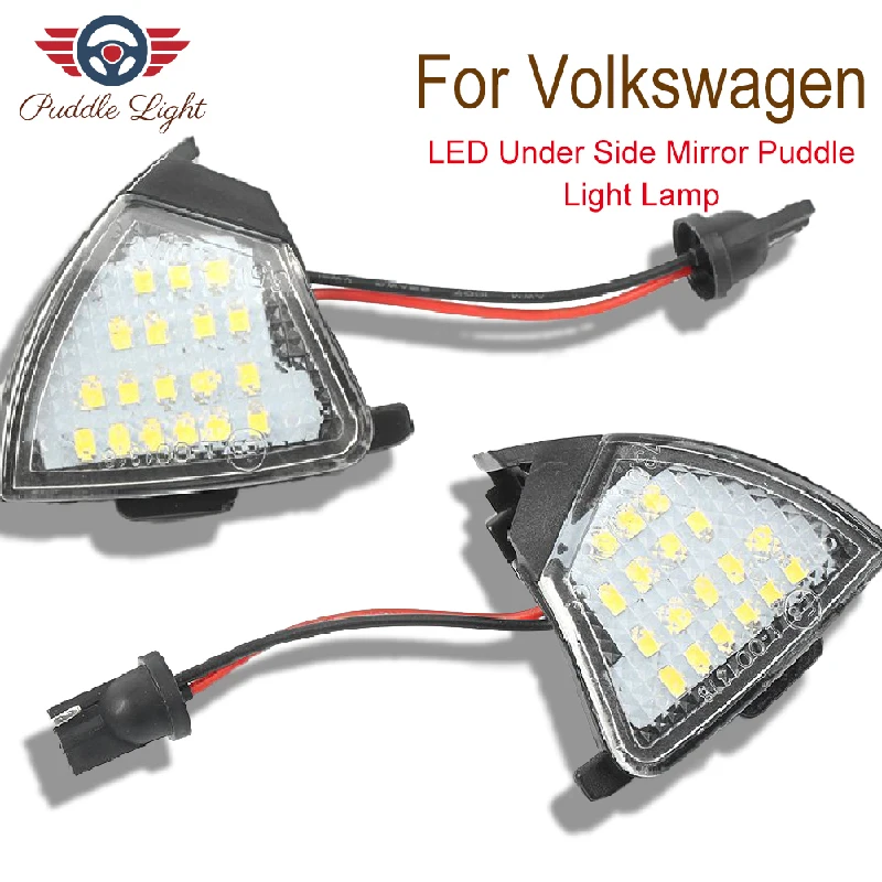 2 шт. светодиодный светильник под боковым Зеркалом Для VW Eos Jetta Sharan Tourn Rabbit Skoda Superb Golf 5 Plus MKV Passat B6 3C B5 CC