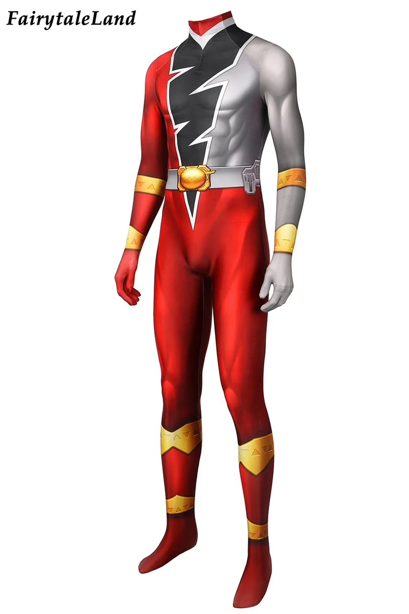 Костюм KISHIRYU SENTAI Ryusoul Red Ranger для косплея костюм на Хэллоуин динозавра рейнджера