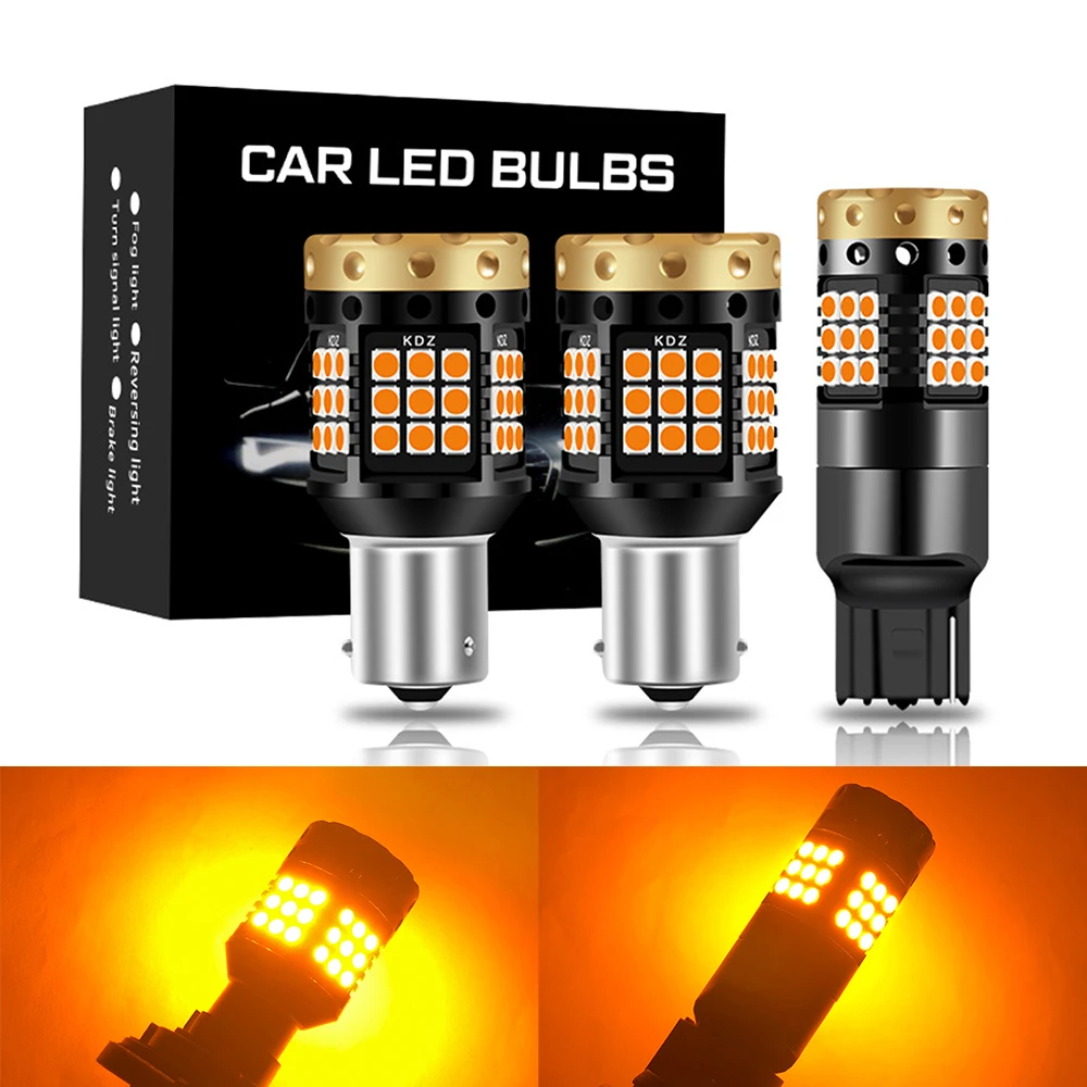 Комплект из 2 предметов высокое качество 1156 P21W светодиодный BA15S PY21W BAU15S Canbus 3030 36/45SMD