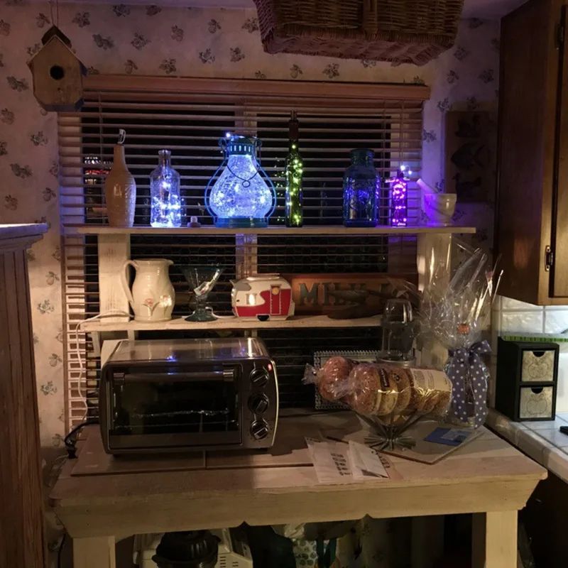 1 м светодиодный колпачок для винной бутылки проволочная струна 10