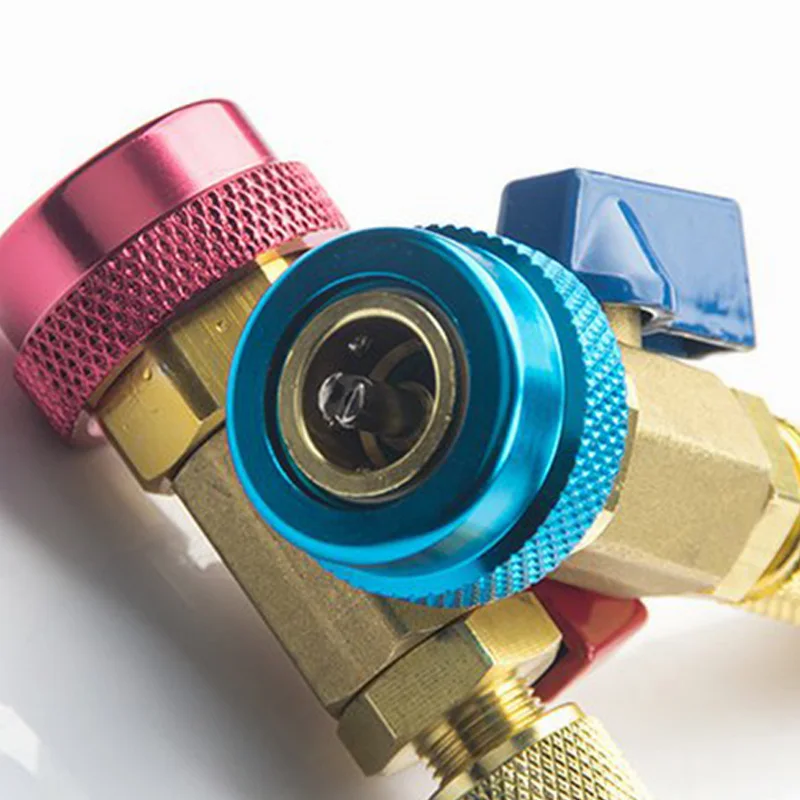 

Car Air Conditioning Equipment R134A Valve Core Quick Remover Installer High Low Pressure Repair Tool