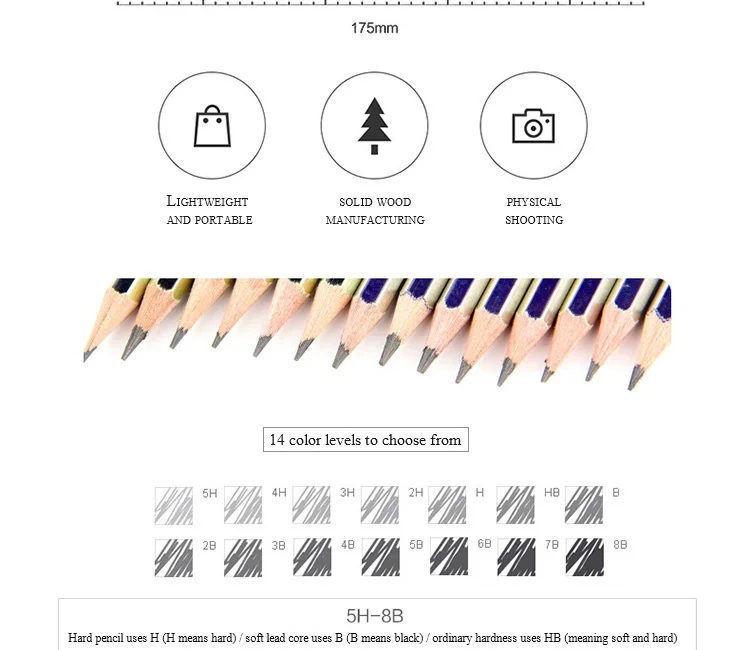Faber Castell 12 шт высокое качество древесины эскиз и набор карандашей для рисования 5H 4H 3H 2H HB B 2B 3B 4B 5B 6B 7B 8B художественных 1221