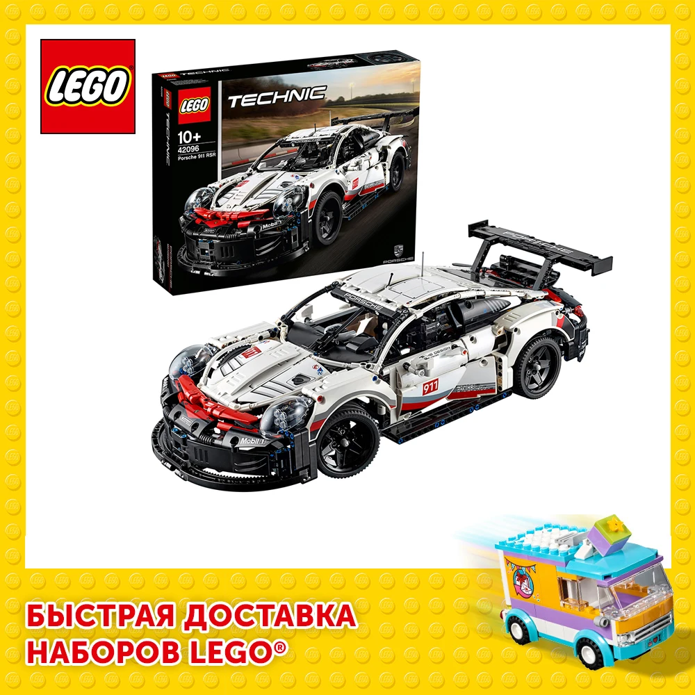 Конструктор  LEGO Technic 42096 Porsche 911 RSR | Игрушки и хобби | АлиЭкспресс