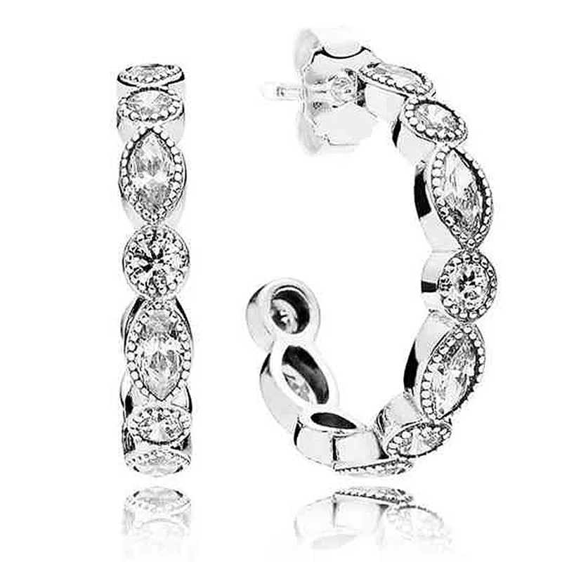 

Женские серьги из серебра 925 пробы с кристаллами