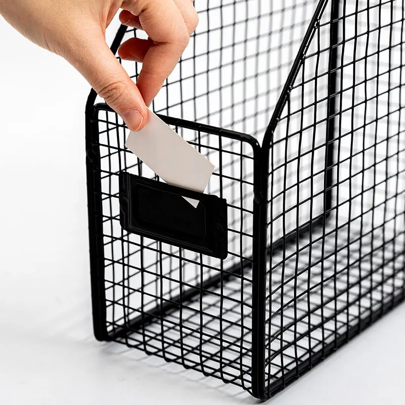 Железный ящик для хранения в стиле ретро настольный органайзер книг и магазинов