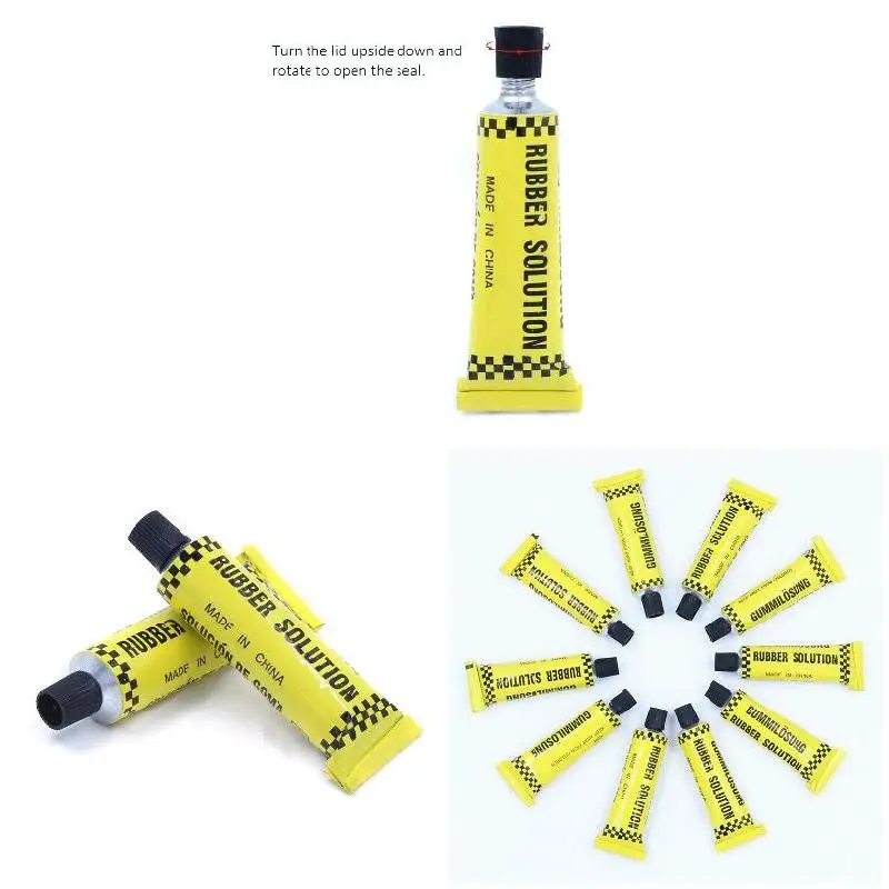 

Bicycle Tire Tyre Tube Patching Tools Tire Puncture Repairing Tyre Glue Rubber Cement Adhesive Repair Tool Ferramentas Bicicleta