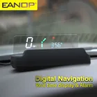 Зеркальное головное устройство EANOP M40X OBDII, дисплей, автомобильный измеритель скорости вращения, проектор скорости, расход масла, навигация, температура воды