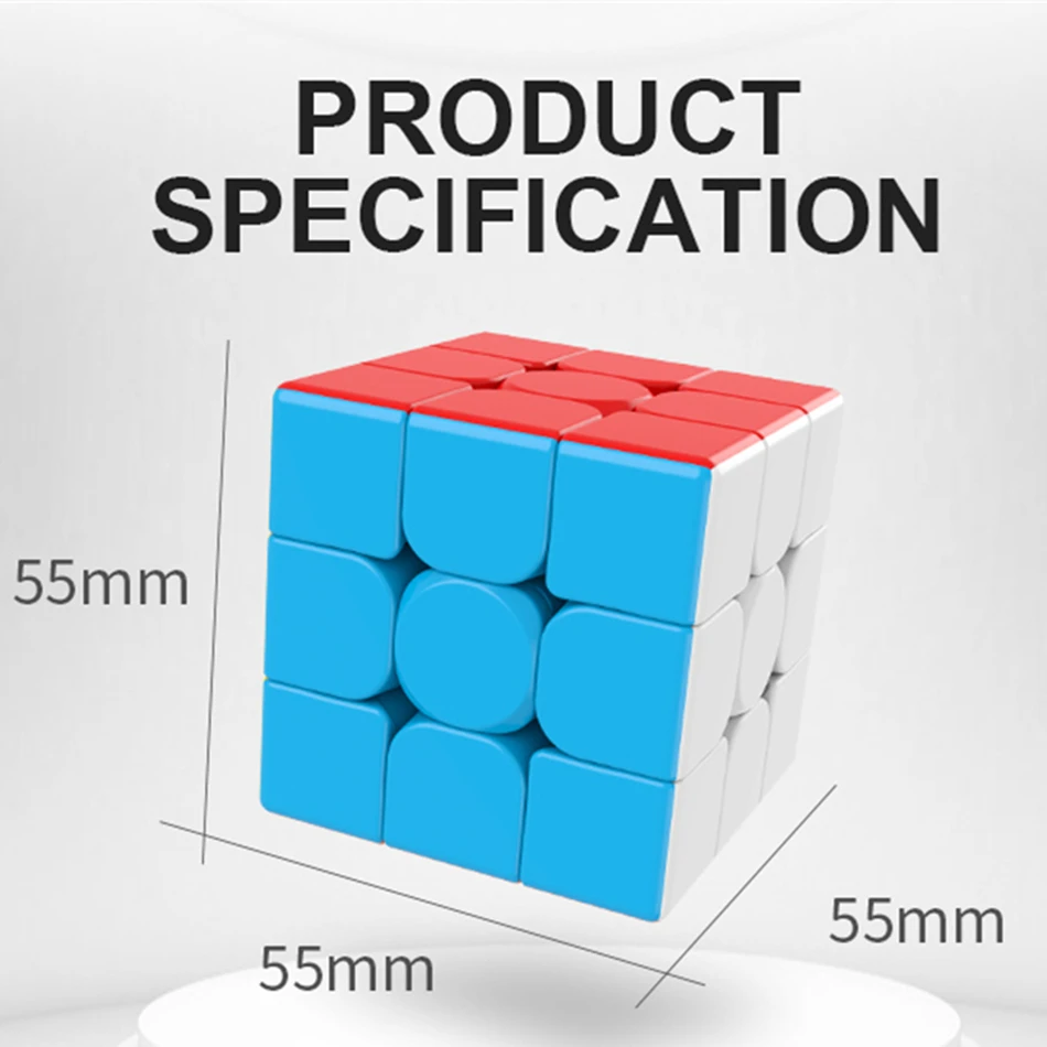 Moyu Meilong-cubo m&aacute;gico Meilong 2x2 3x3 4x4 5x5, cubos de embalaje, cubo antiestr&eacute;s, juguete para adultos, cubo rubik juegos educativos para ni&ntilde;os, regalo-2